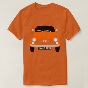 Benutzerdefiniert Vintages klassisches Fiat 500 T-Shirt