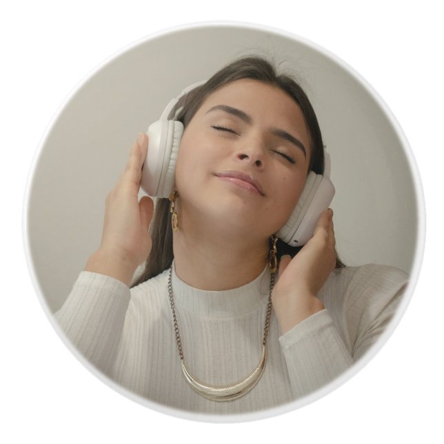 Benutzerdefiniert Vollbild Modern  Keramikknauf (Vorderseite)