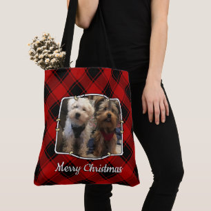 Benutzerdefiniert Weihnachtsrot und Schwarz Karier