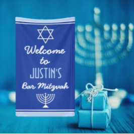 Benutzerdefiniert Willkommen bei Bar Mitzvah Banner