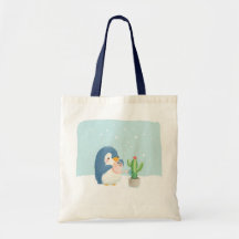 [Benutzerdefiniert] Winter-Pinguin-Gärtner pflanzt