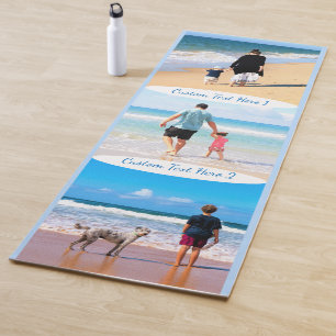 Benutzerdefiniert Yoga Mat Geschenk mit Text Yogamatte
