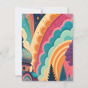 Benutzerdefiniert zugeschnittene Fantasy-Kunst-Pos Postkarte