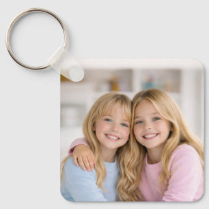 Benutzerdefiniert Zwei-Foto-Doppelseitiges Alumini Schlüsselanhänger