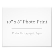 Benutzerdefinierte 10 x 8 Foto Print
