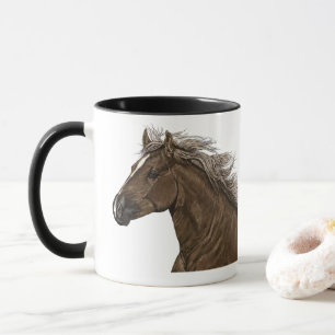 Benutzerdefinierte 11oz Pferde Tasse veränderbare 