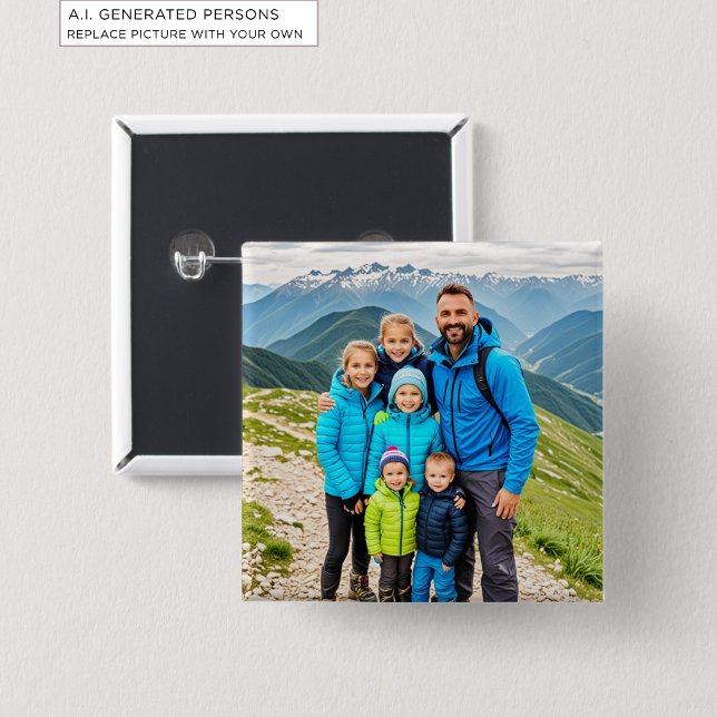 Benutzerdefinierte 1-Foto-Familie Button (Von Creator hochgeladen)