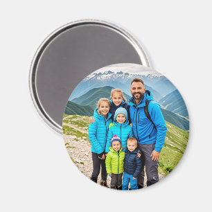 Benutzerdefinierte 1-Foto-Familie Magnet