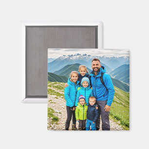 Benutzerdefinierte 1-Foto-Familie Magnet