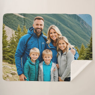 Benutzerdefinierte 1-Foto-Familie Sherpadecke