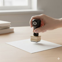 Benutzerdefinierte 1x1-Zoll-Briefmarke aus Holz fü