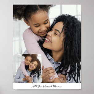 Benutzerdefinierte 2-Fotomaterial mit Personalisie Poster