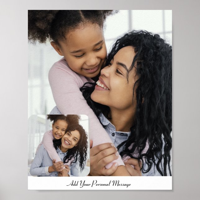 Benutzerdefinierte 2-Fotomaterial mit Personalisie Poster (Vorne)