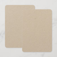 Benutzerdefinierte 3,5" x 5" Kraft Einladungen an 