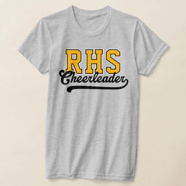 Benutzerdefinierte 3-Buchstaben-Anfangsbuchstaben  T-Shirt (Ablage )