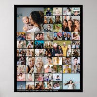 Benutzerdefinierte 50-Foto-Collage-Erinnerungsanze