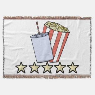 Benutzerdefinierte 5-Sterne-Filmkritik Popcorn Get Decke