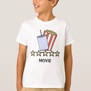 Benutzerdefinierte 5-Sterne-Filmkritik Popcorn Get T-Shirt