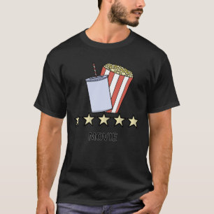 Benutzerdefinierte 5-Sterne-Filmkritik Popcorn Get T-Shirt