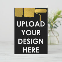 Benutzerdefinierte 5x7" leere Werbe-Geschäftskarte