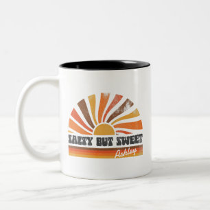 Benutzerdefinierte 70er Jahre Inspirierte Retro-So Zweifarbige Tasse