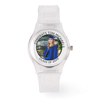 Benutzerdefinierte Abschluss-Foto-Uhr - Personalis Armbanduhr