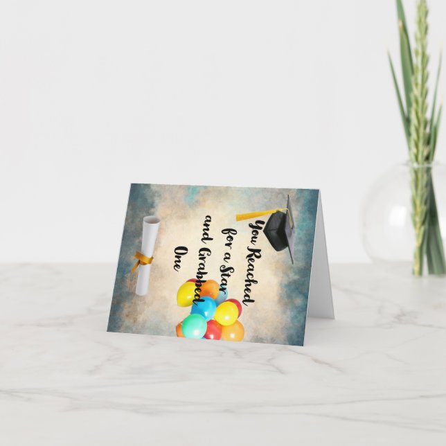 Benutzerdefinierte Abschluss-Karte Dankeskarte (Vorderseite)