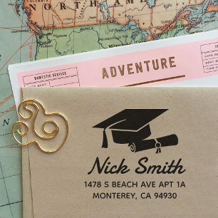 Benutzerdefinierte Abschluss-Rücksendeadresse Permastempel