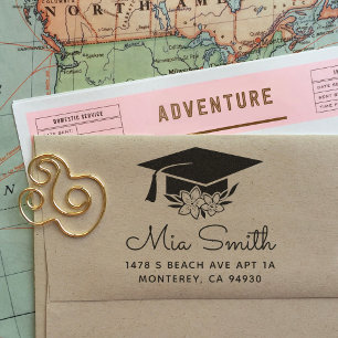 Benutzerdefinierte Abschluss-Rücksendeadresse Permastempel