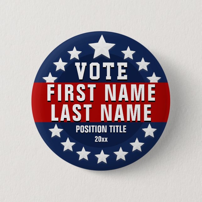 Benutzerdefinierte Abstimmung  Button (Vorderseite)