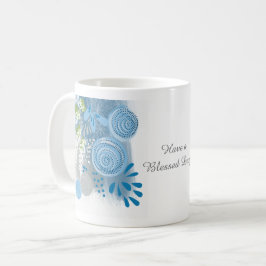 Benutzerdefinierte abstrakte Blumen Kaffeetasse