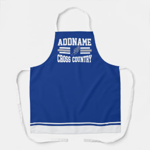Benutzerdefinierte ADD NAME Cross Country Runner L Schürze