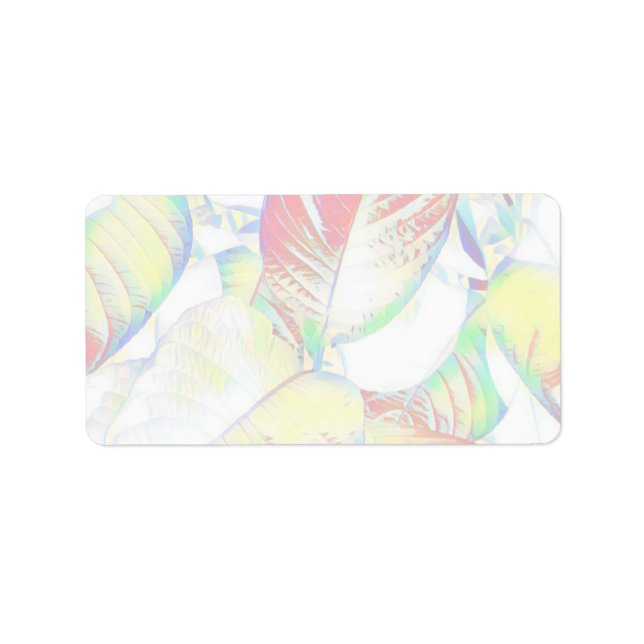 Benutzerdefinierte Adressbezeichnungen Adressaufkleber (Vorne)