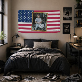 Benutzerdefinierte amerikanische Flagge mit Ihrem  Banner