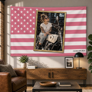 Benutzerdefinierte amerikanische Flagge mit Ihrem Banner