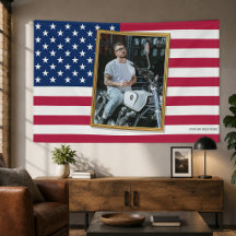 Benutzerdefinierte amerikanische Flagge mit Ihrem