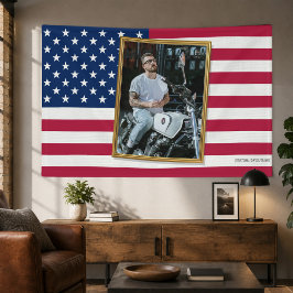 Benutzerdefinierte amerikanische Flagge mit Ihrem  Banner