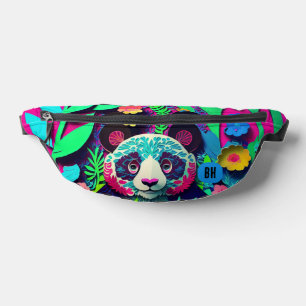 Benutzerdefinierte Anfangsbuchstaben Panda Zoo Fau Bauchtasche