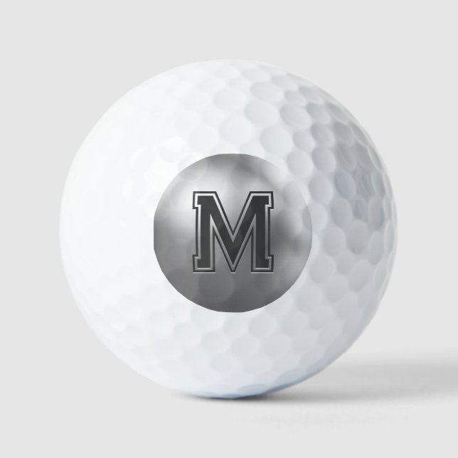 Benutzerdefinierte Anfangsbuchstaben Personalisier Golfball (Vorderseite)