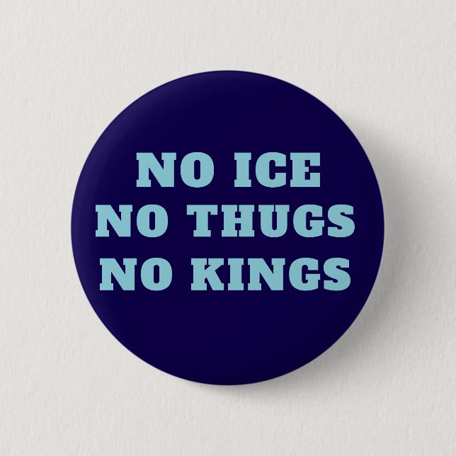 Benutzerdefinierte Anti-ICE-Protest-Hofschilder Button (Vorderseite)