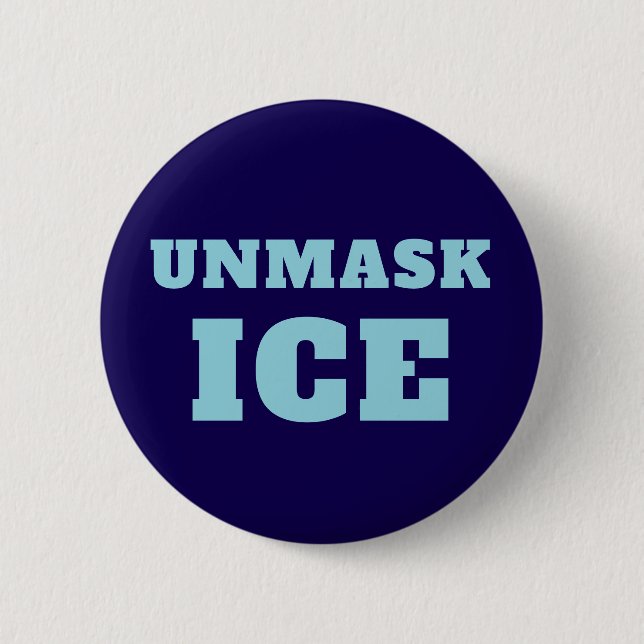 Benutzerdefinierte Anti-ICE-Protestschilder Button (Vorderseite)