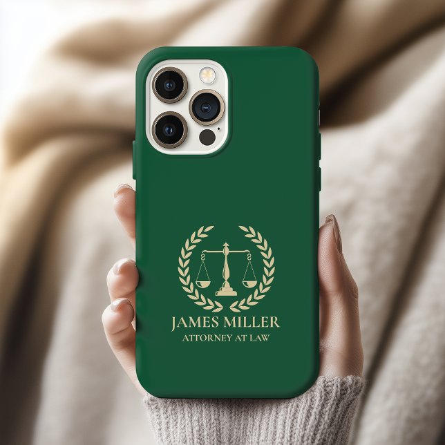 Benutzerdefinierte Anwalts-Handyhülle, Dankeschön- iPhone Hülle (attorney thank you gift case, personalized professional lawyer gift, custom lawyer graduation gift)