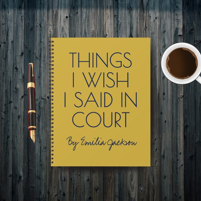 Benutzerdefinierte Anwaltszeitschrift für Anwälte  Notizbuch (Custom Legal Notebook for Lawyers — Funny Law Gift for Attorneys, Paralegals & Graduates)