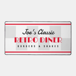 Benutzerdefinierte Arbeitsunterlage mit Retro-Desi Schreibtischunterlage