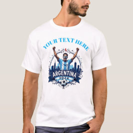 Benutzerdefinierte Argentinien Fußballmannschaft U T-Shirt