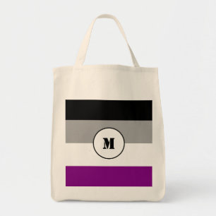 Benutzerdefinierte asexuelle Flagge Tragetasche