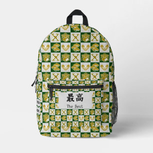 Benutzerdefinierte ästhetische Vintage-Japanische Bedruckter Rucksack