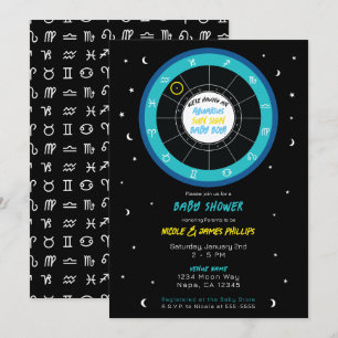 Benutzerdefinierte Astrologie-Sternzeichen-Zodiac- Einladung