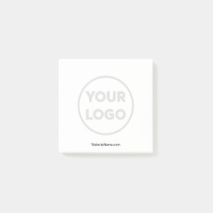 Benutzerdefinierte ausgeblendete Firmenlogos und T Post-it Klebezettel