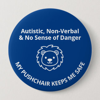 Benutzerdefinierte Autismus Nicht Verbale/Gefahren Button